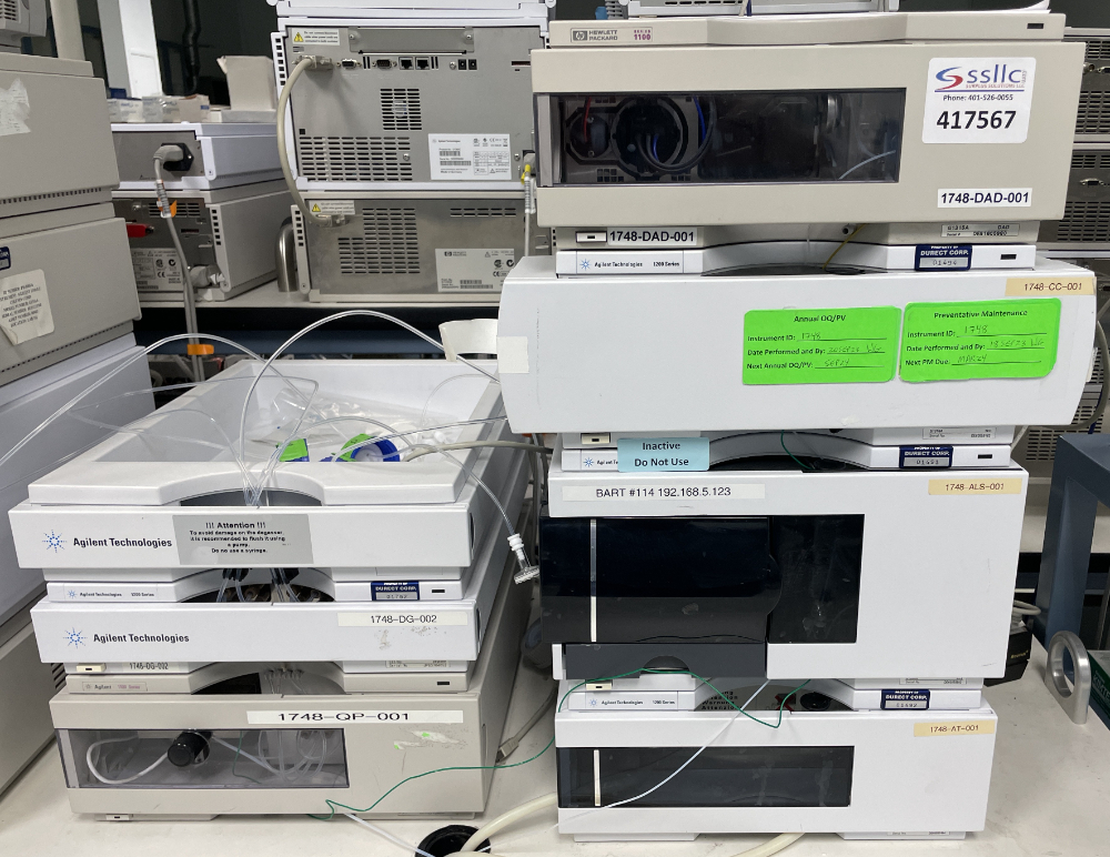 Image of Agilent 1200 Series HPLC System with DAD and Autosampler
